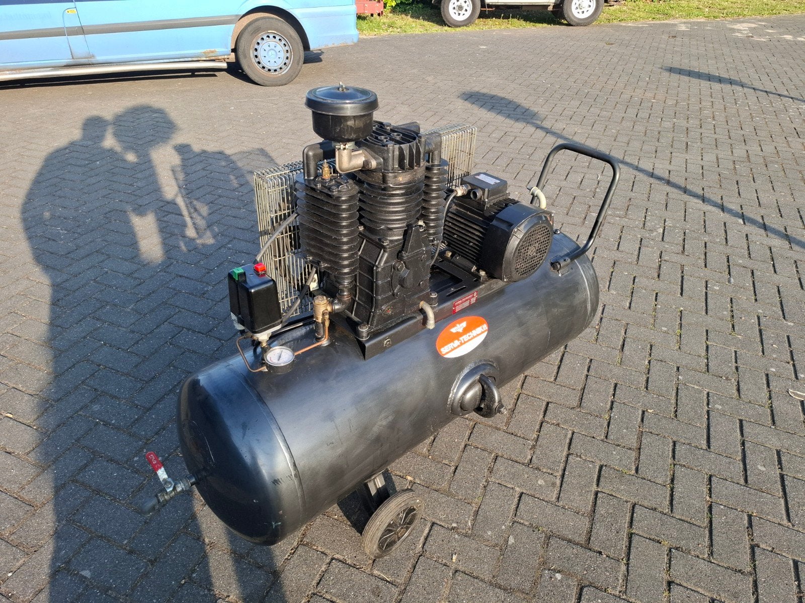 Serva-Technik Luchtcompressor | Zuigercompressor, 100 liter of meer, Ophalen, Gebruikt