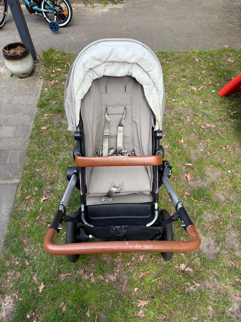 Joolz day Elephant Grey+Joolz loopplank+Maxicosi cabrio fix, Gebruikt, Verstelbare duwstang, Ophalen, Kinderwagen