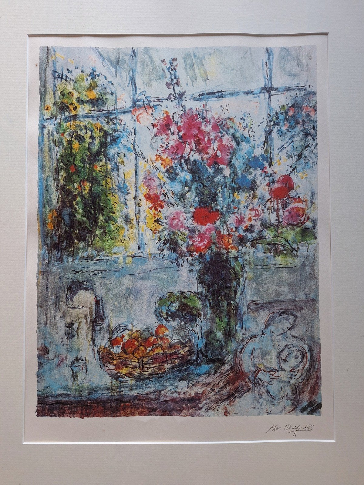 Marc Chagall offset lithografie, facsimile gesigneerd., Ophalen, Lithografie