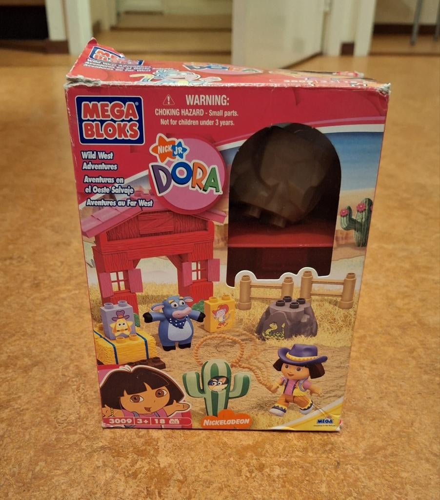 Mega Bloks Dora Wild West Afventures, Kinderen en Baby's, Speelgoed | Bouwstenen, Ophalen of Verzenden, Zo goed als nieuw, Megabloks