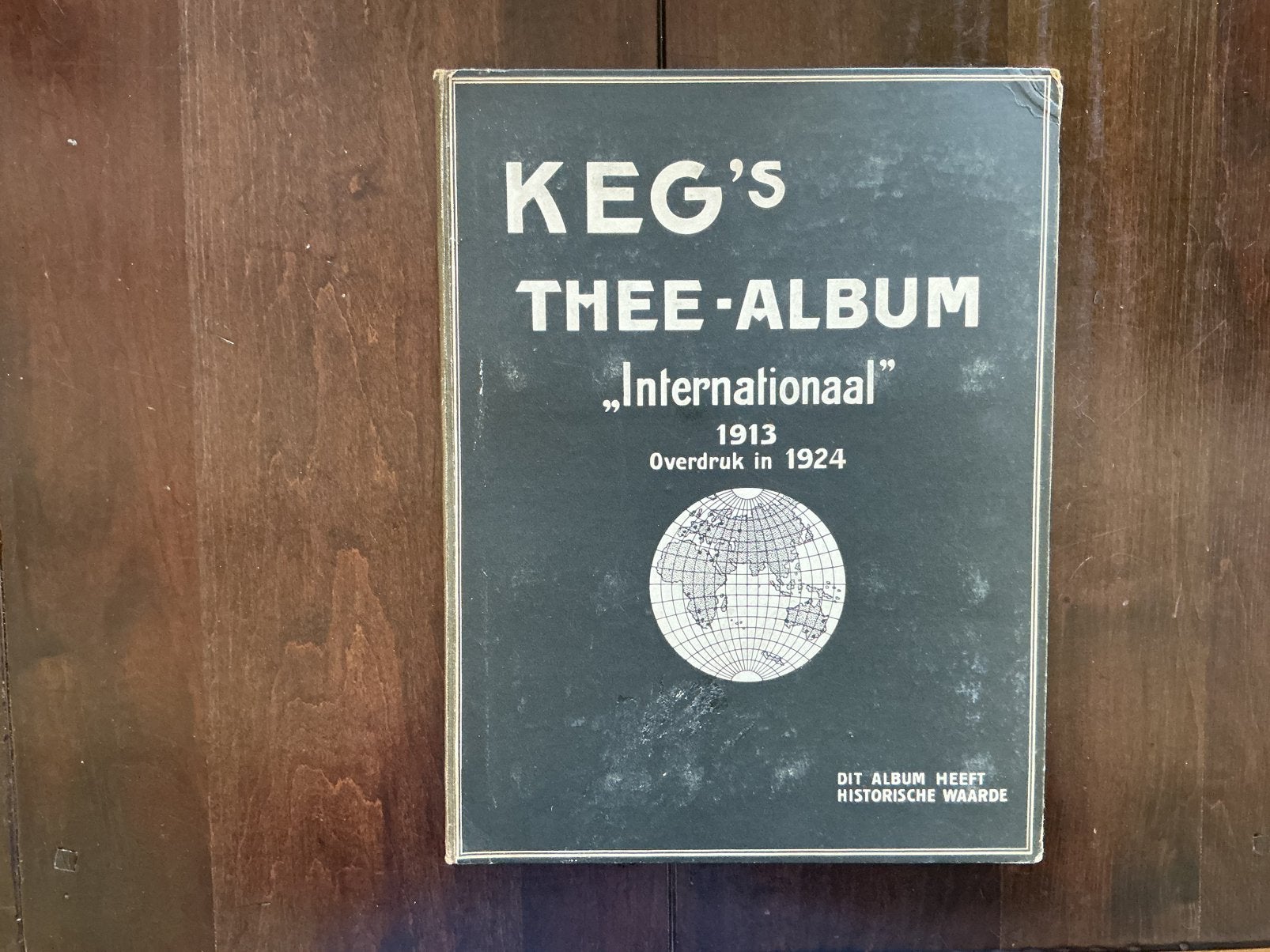 Keg’s Theealbum Internationaal 1913 overdruk 1924, Ophalen of Verzenden