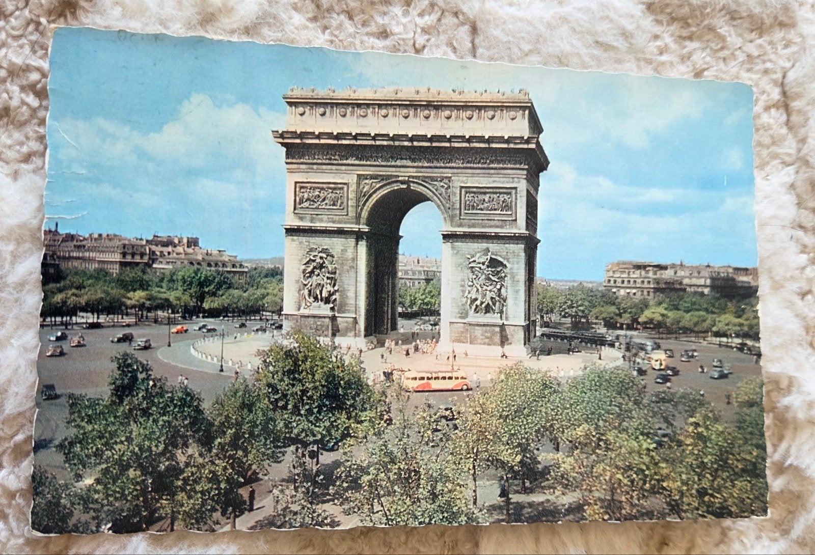 Arc de Triomphe, Parijs (1958), Verzenden, 1940 tot 1960, Gelopen, Frankrijk