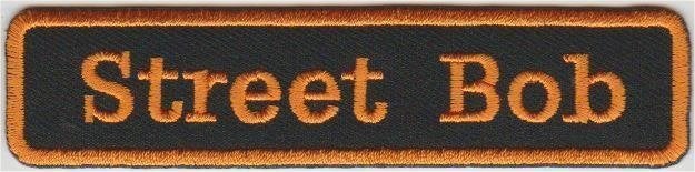 Harley Davidson Street Bob patch embleem #1, Verzenden, Nieuw