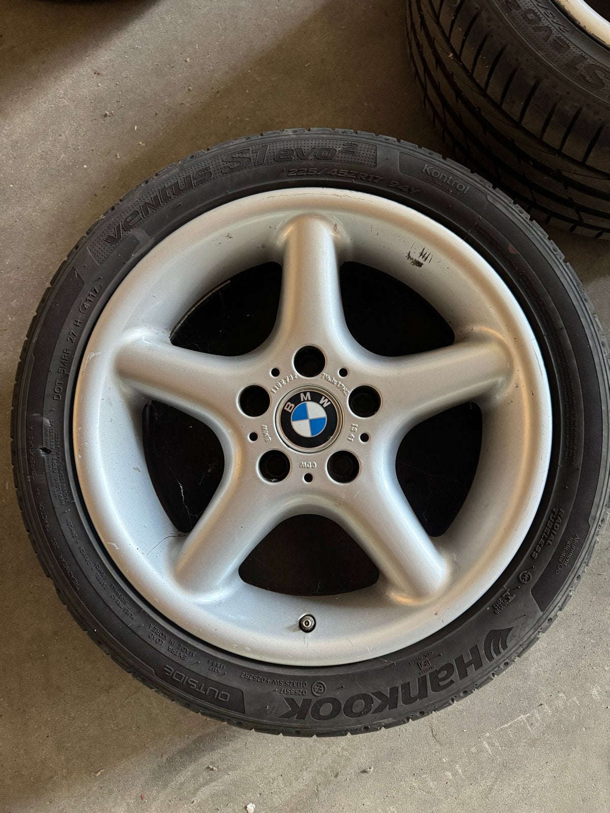 BMW Style 18 Breedset voor E36/Z3 met Hankook banden, Auto-onderdelen, Gebruikt, Banden en Velgen, 17 inch, Ophalen of Verzenden