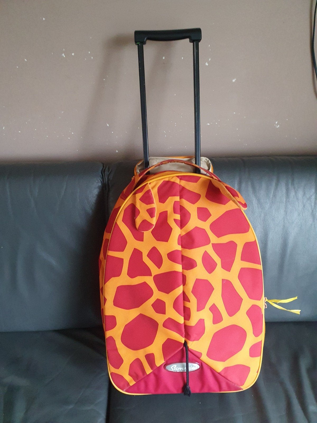 Samsonite Sammies Giraffe Kinderkoffer met Wieltjes, 40 tot 60 cm, Wieltjes, Gebruikt, 20 tot 30 cm