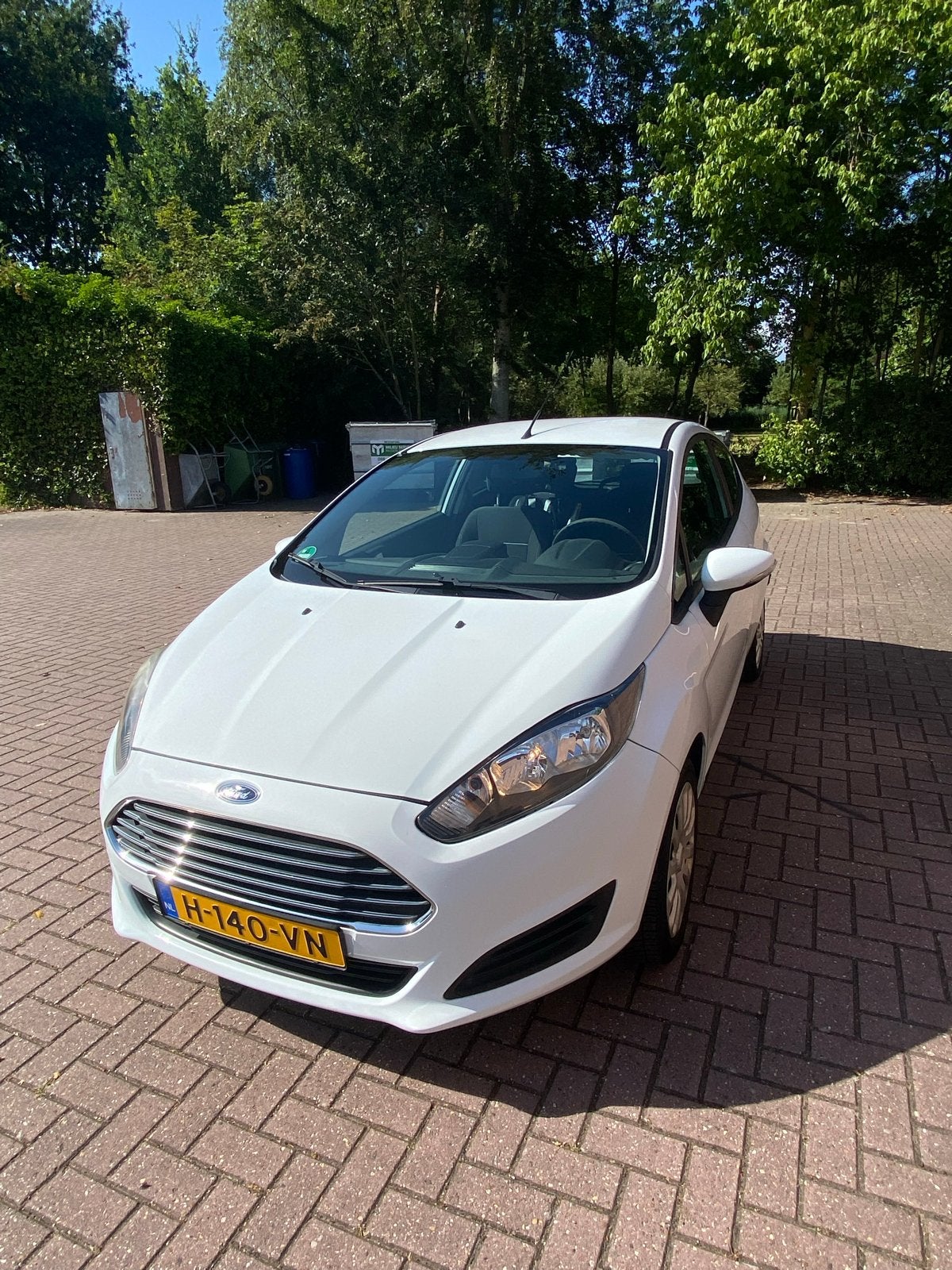 Ford Fiësta 1.0 48KW/65PK 3D 2014 Wit, 31 €/maand, Handgeschakeld, Particulier, Geïmporteerd