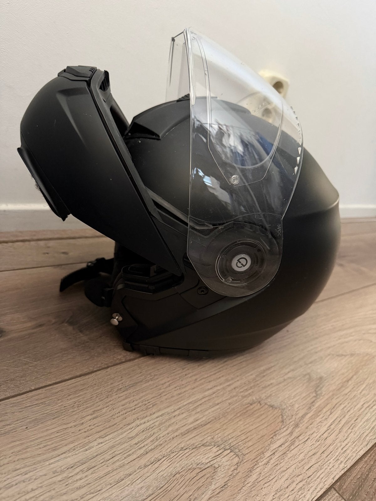 Schuberth C3 Pro Systeemhelm Mat Zwart L met SC10UA Communic, Overige merken, Systeemhelm, Heren, Ophalen of Verzenden