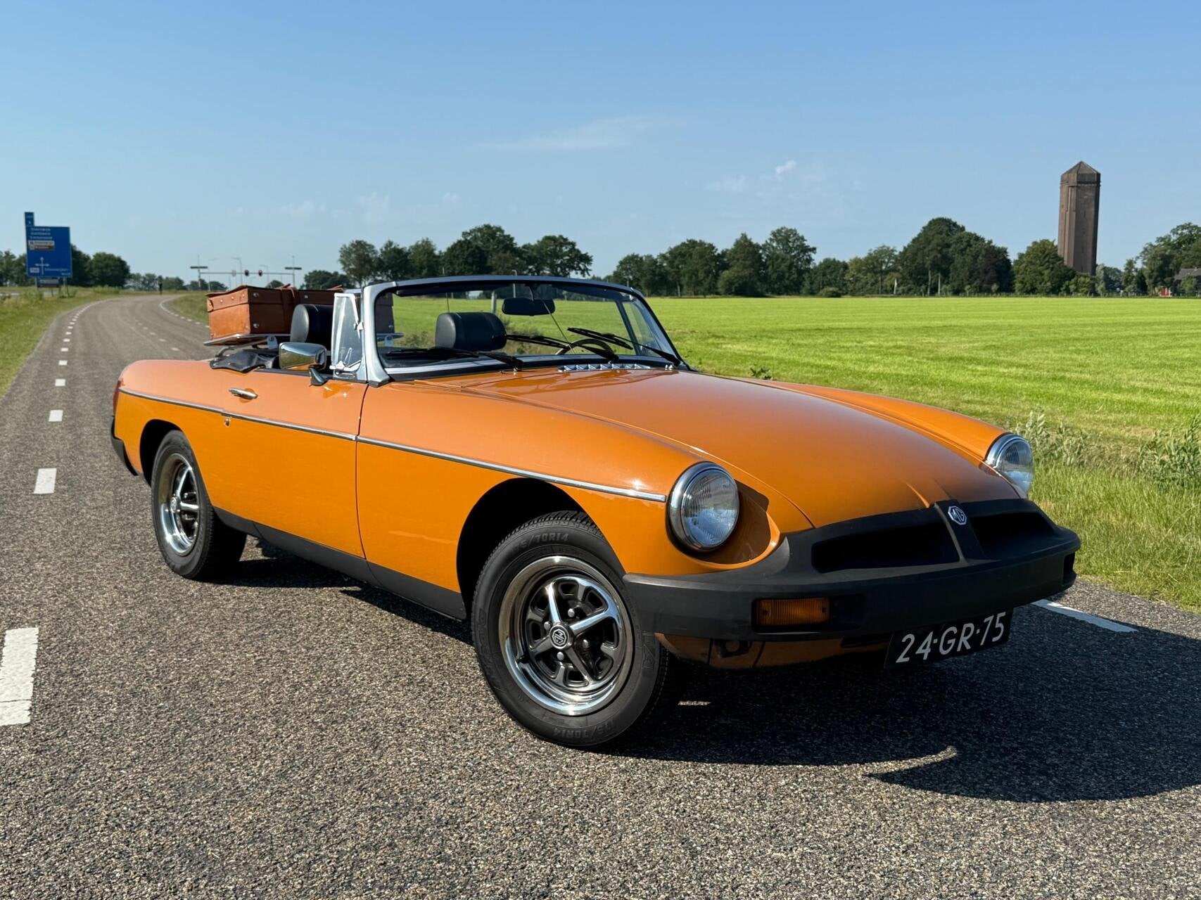 MG B 1.8 Roadster Overdrive | Orig NL, Auto's, MG, B, Achterwielaandrijving, Gebruikt, Zwart