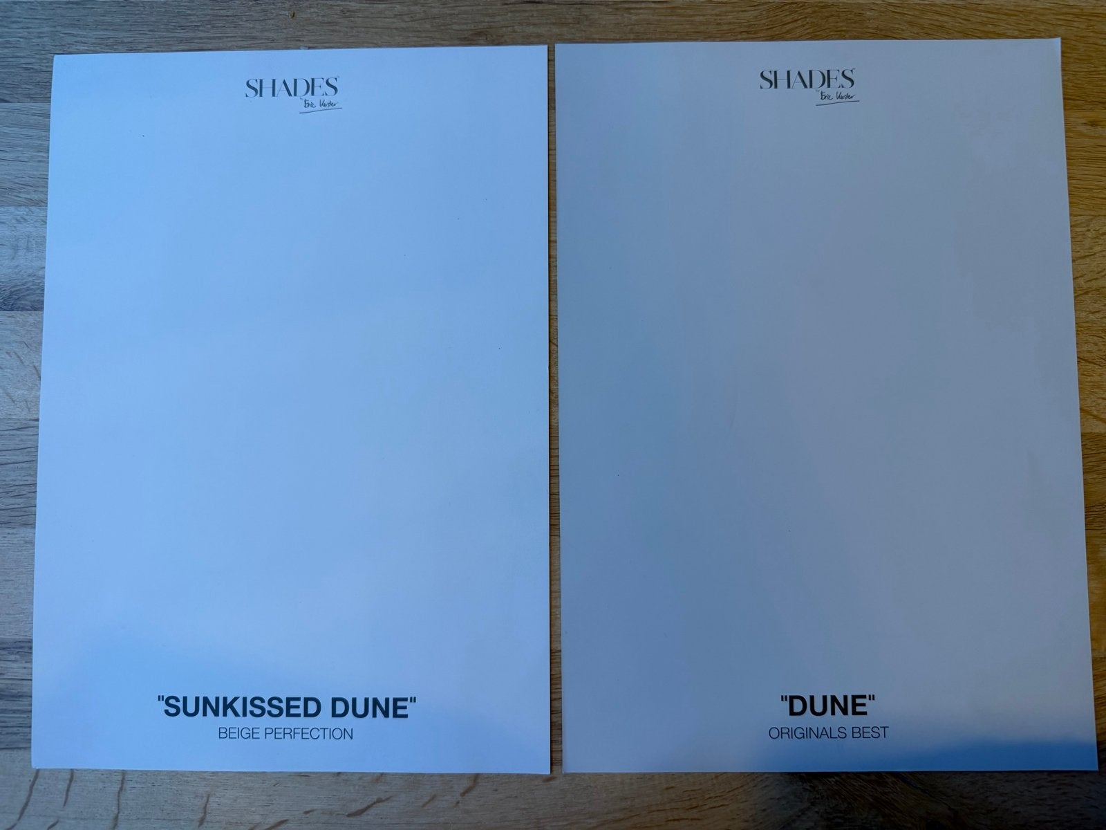 Eric Kuster Shades Kleurkaarten - Sunkissed Dune & Dune, Ophalen of Verzenden, Zo goed als nieuw