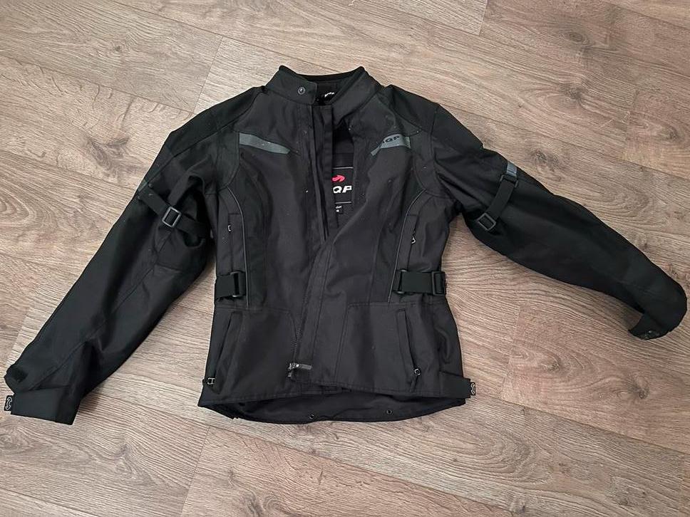 Dames motorpak mqp - jas maat 46, broek maat xxl XXL, Ophalen of Verzenden, Tweedehands, Dames, Combipak