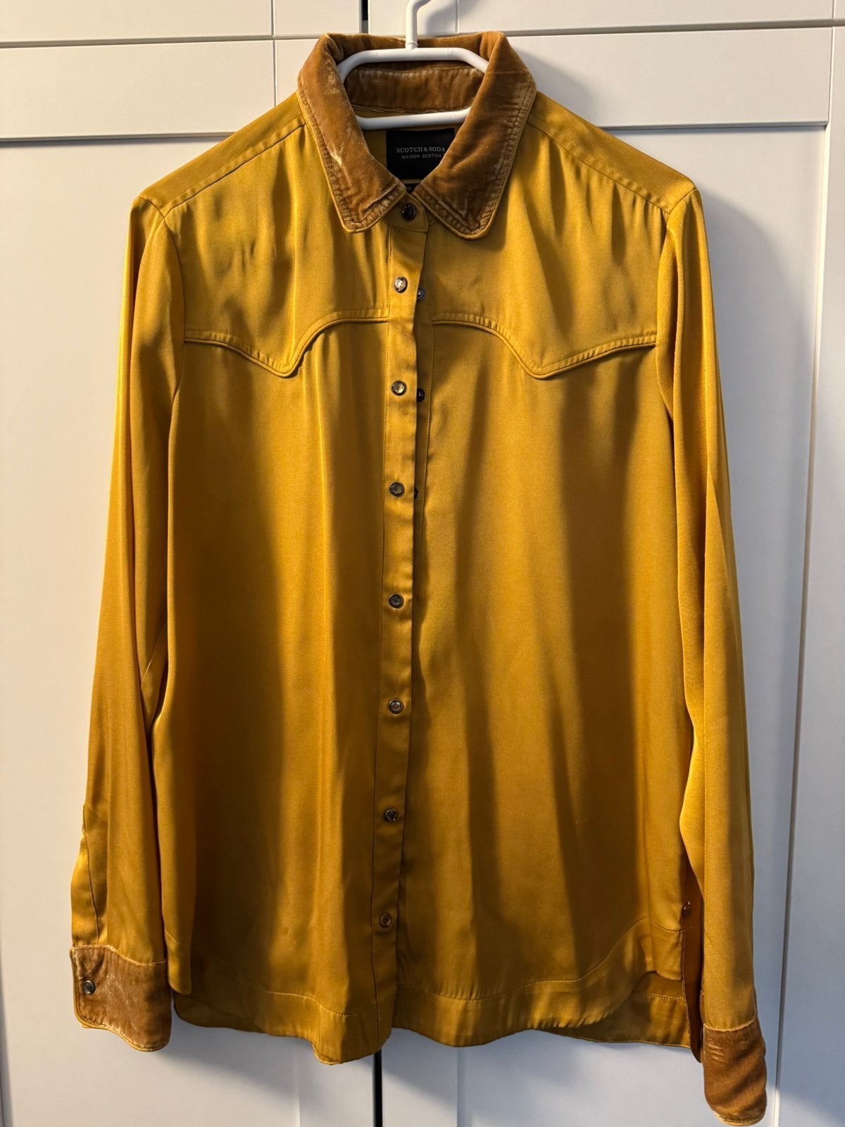 dames blouse Scotch & Soda, Kleding | Dames, Maat 38/40 (M), Geel, Scotch & Soda, Ophalen of Verzenden