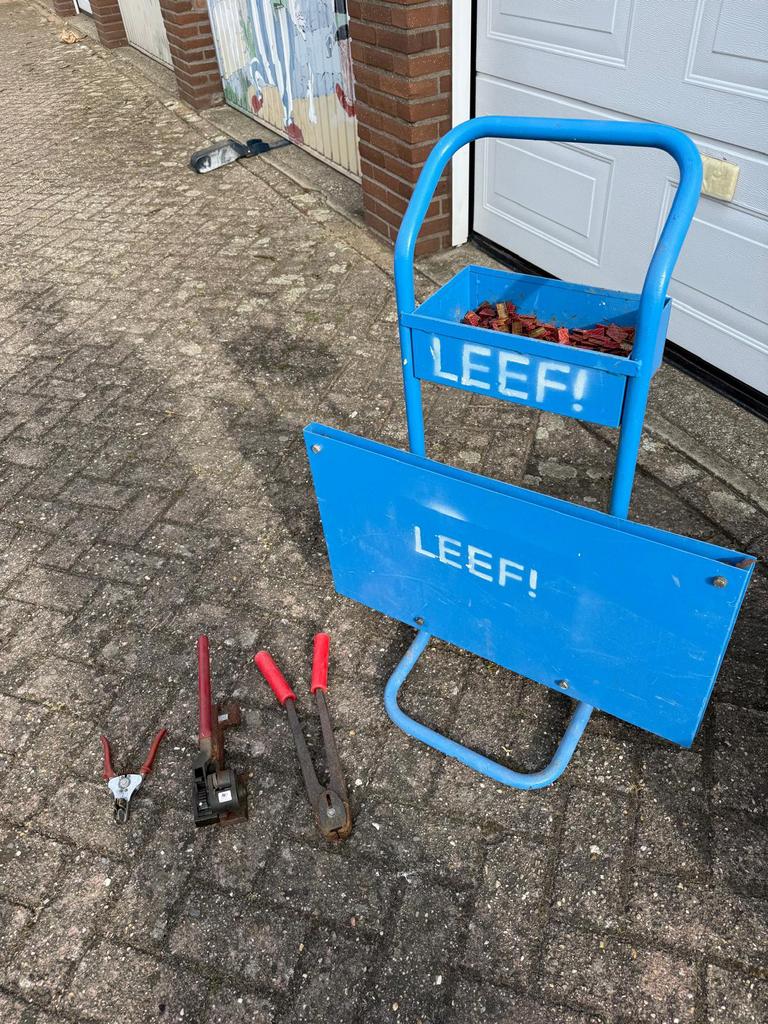 Handmatige omsnoeringsset bandspanner, Ophalen of Verzenden, Gebruikt