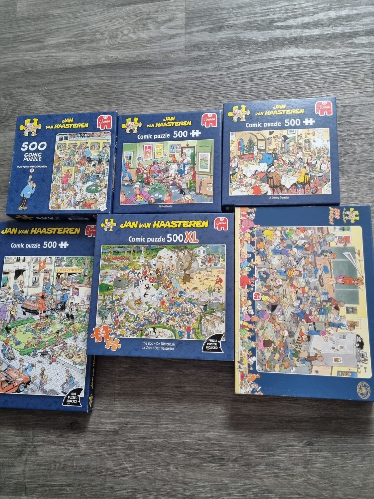 Jan van Haasteren - 10x puzzels, Ophalen of Verzenden, 500 t/m 1500 stukjes, Zo goed als nieuw