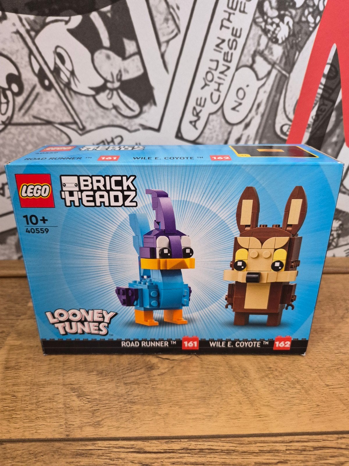 LEGO BrickHeadz Looney Tunes Road Runner & Wile E. Coyote, Ophalen of Verzenden, Zo goed als nieuw, Compleet, Lego