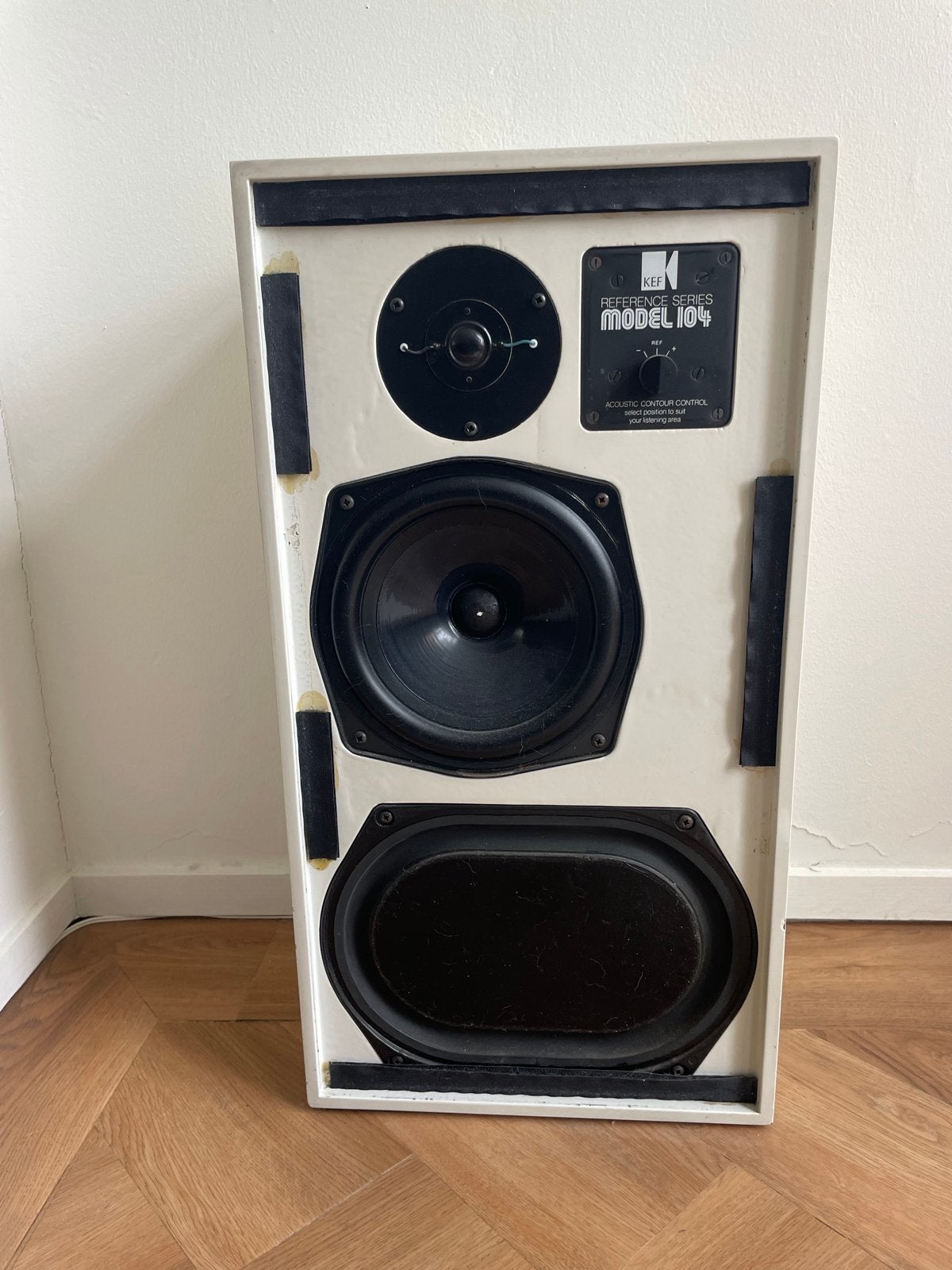 KEF Reference Series Model 104 Luidsprekers (2 stuks), Ophalen, Stereo speakers, Gebruikt, 60 tot 120 watt