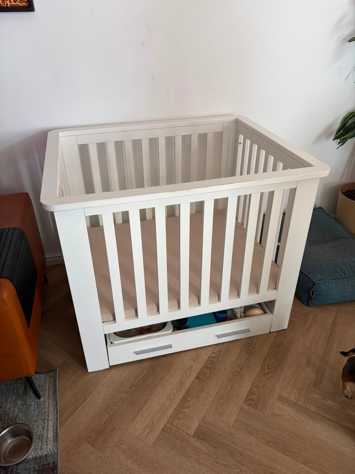 Gratis box, Kinderen en Baby's, Ophalen, Gebruikt, Rechthoekig, In hoogte verstelbaar