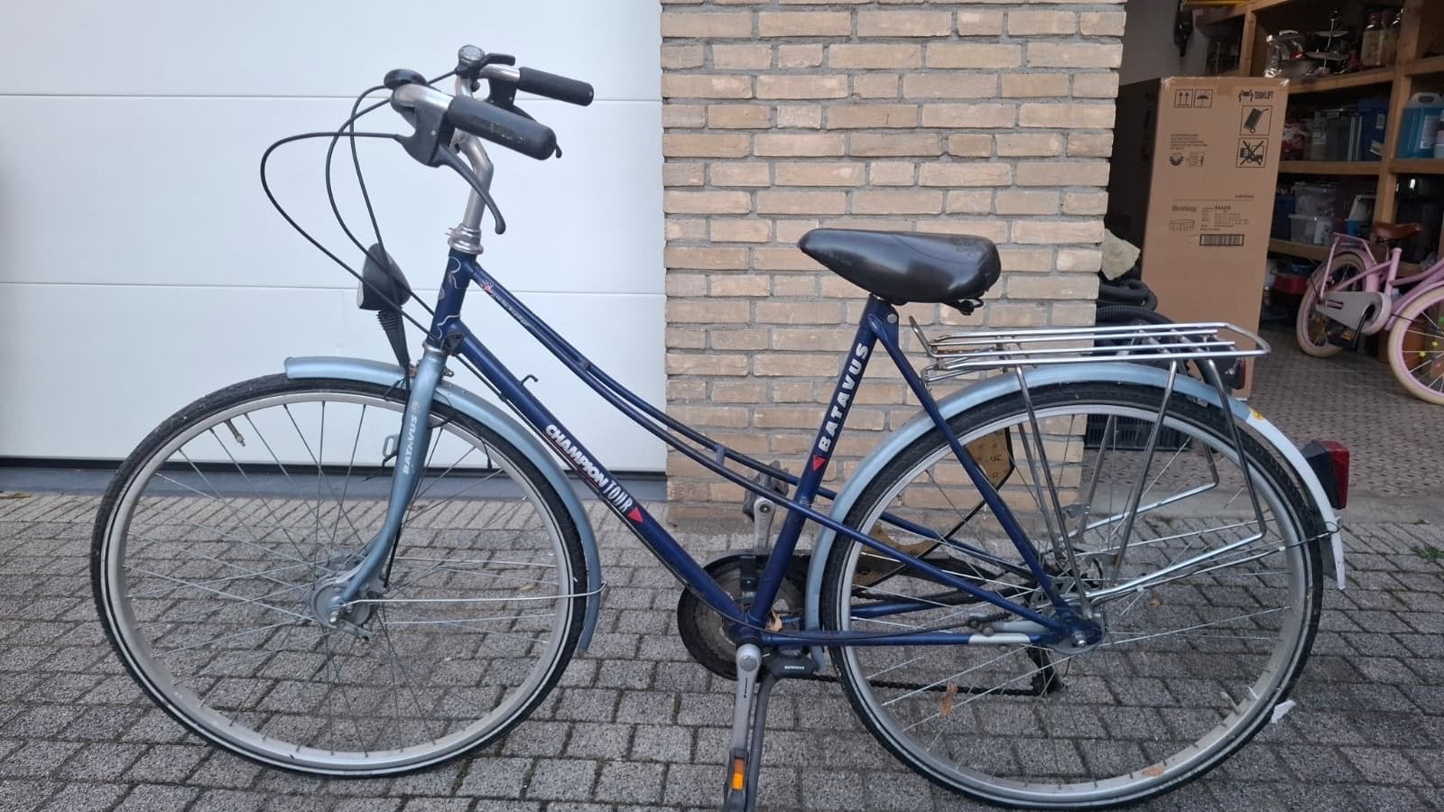 Batavus Champion 1981 damesfiets, Ophalen, Gebruikt, Velgrem, Versnellingen
