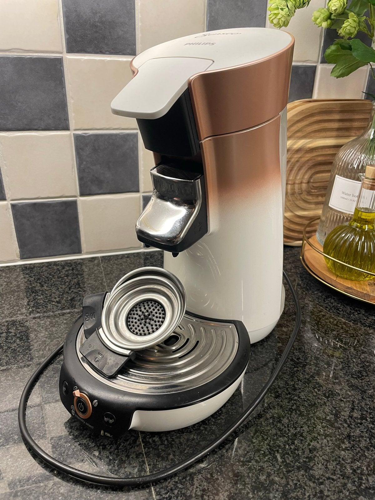 Philips Senseo Viva Café Duo Select HD6566/30 Rosé Koper, Koffiepads en cups, Koffiemachine, Ophalen of Verzenden, Zo goed als nieuw