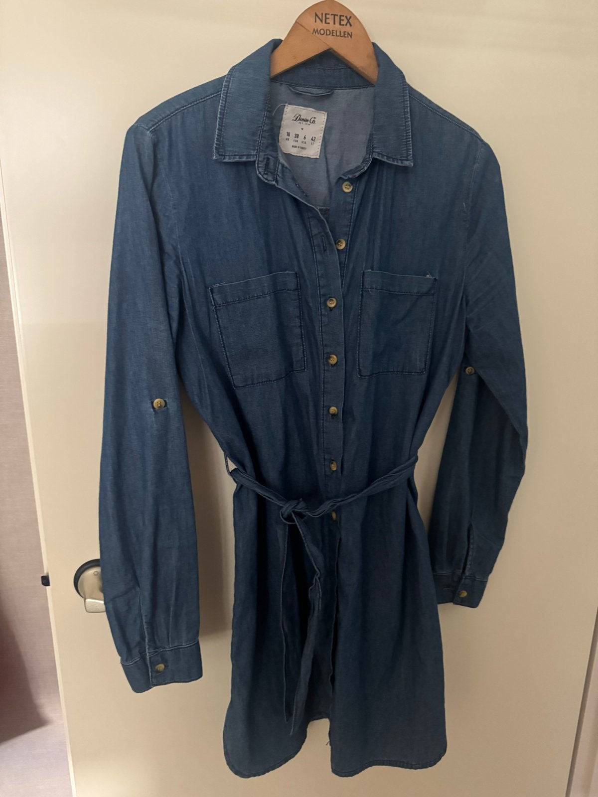 Denim Co. spijkerjurk maat 38/40 (M), Kleding | Dames, Maat 38/40 (M), Blauw, Ophalen of Verzenden, Zo goed als nieuw