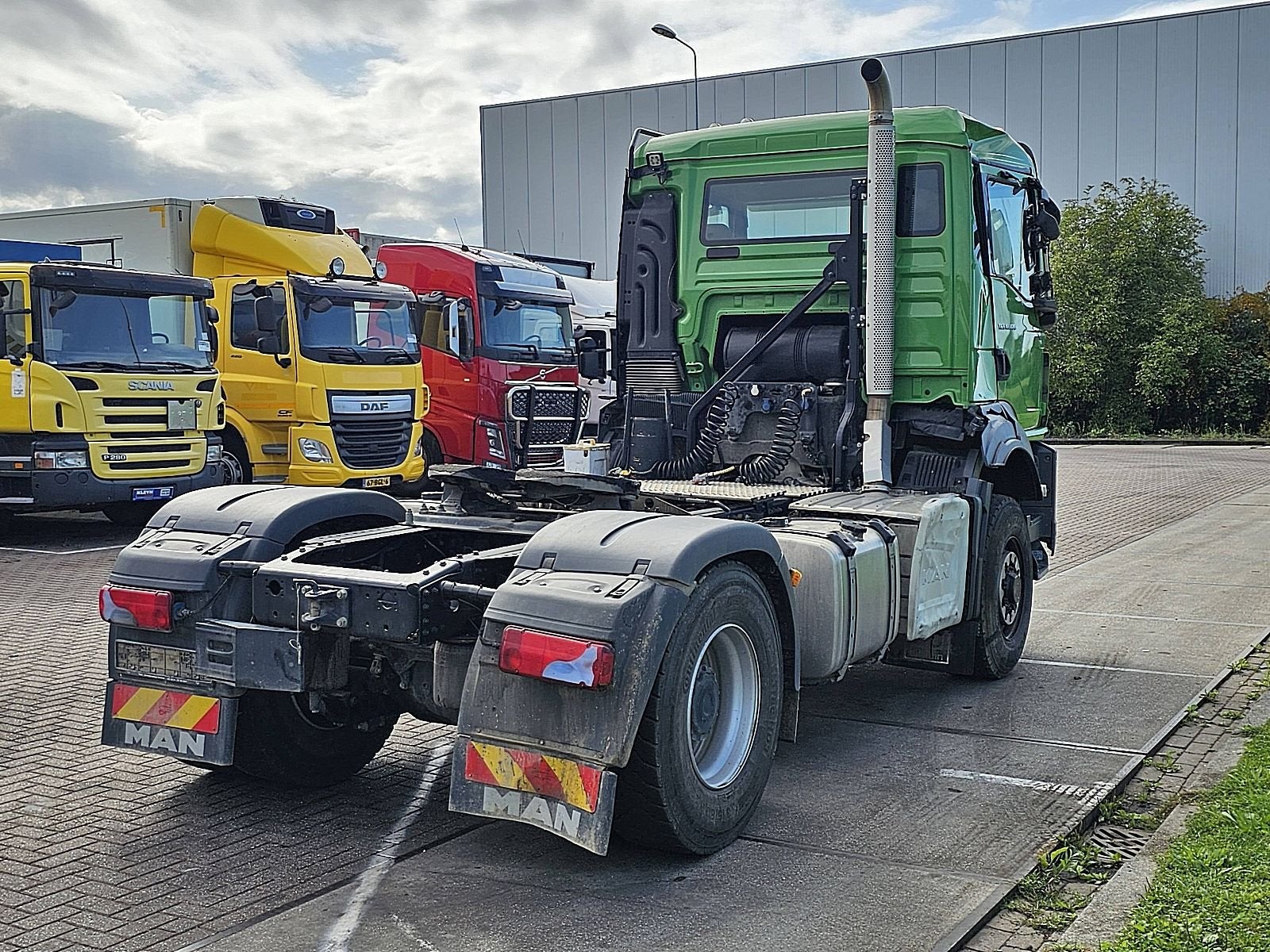 M.A.N. 18.480 TGS 4x4h leicht unfall, Auto's, Vrachtwagens, Euro 6, MAN, Bedrijf, Diesel