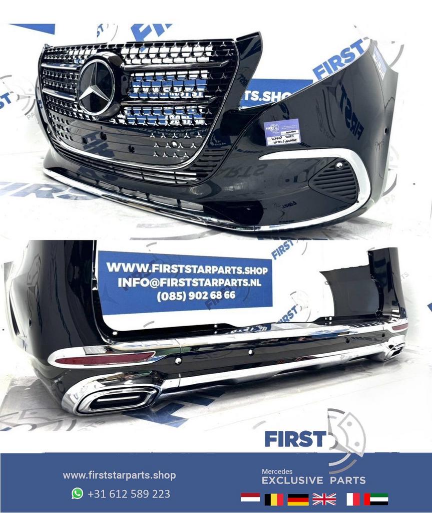 W447 V KLASSE FACELIFT 2026 PAKKET COMPLEET ZWART GRIJS WIT, Auto-onderdelen, Carrosserie en Plaatwerk, Bumper, Mercedes-Benz