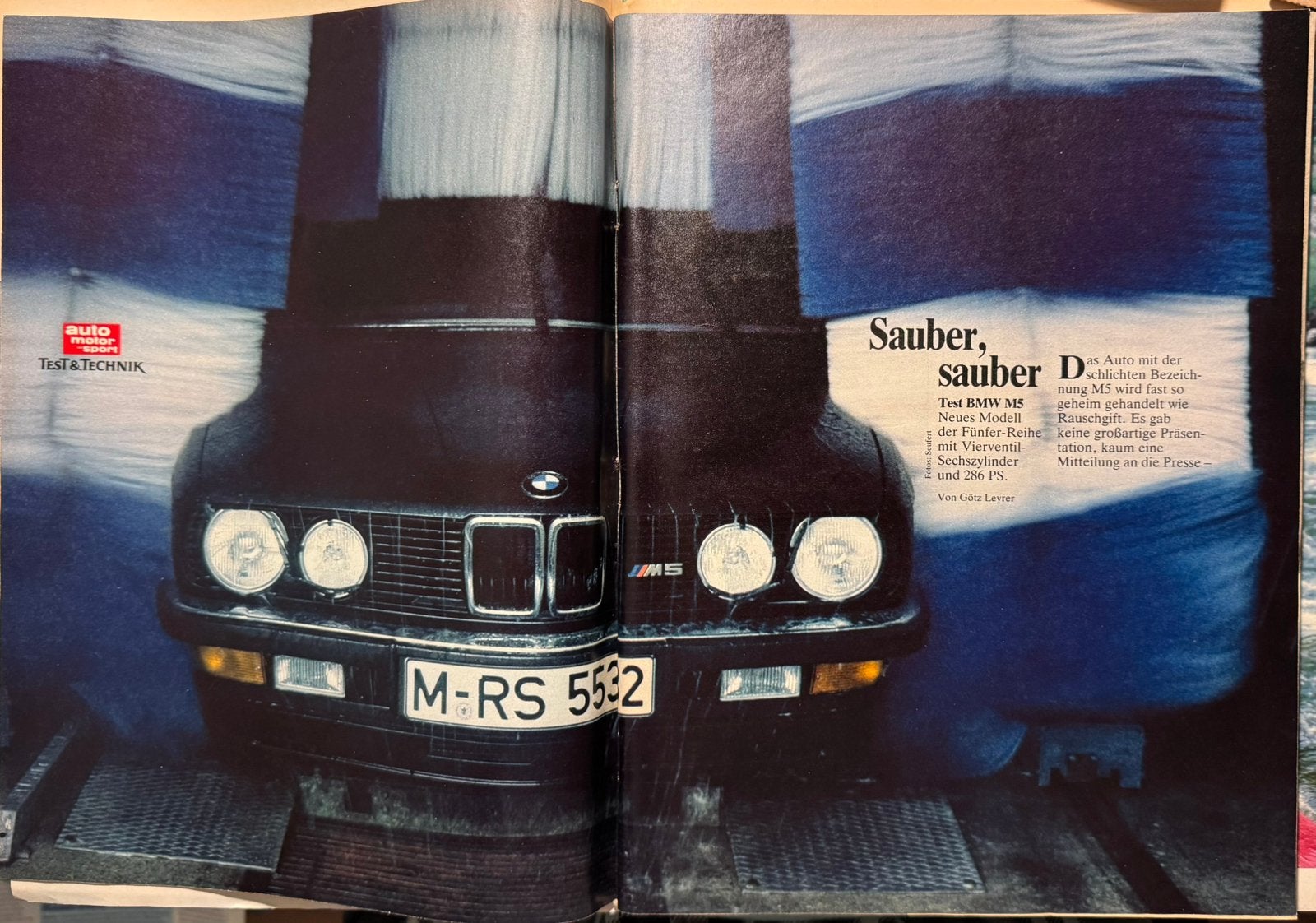 Test BMW E28 M5, Verzenden, Zo goed als nieuw, Auto's