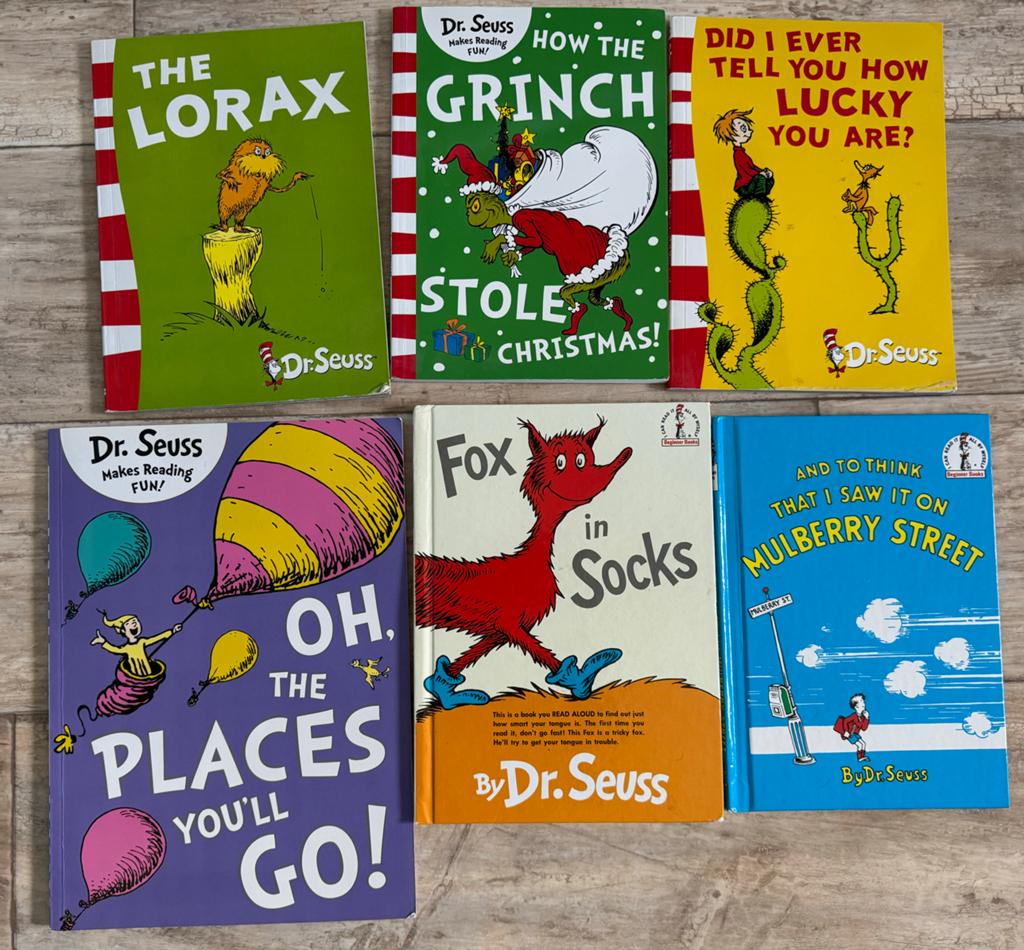 Dr. Seuss Boeken Collectie - 6 Engelstalige Klassiekers, Boeken, Ophalen of Verzenden, Gelezen, 3 tot 4 jaar