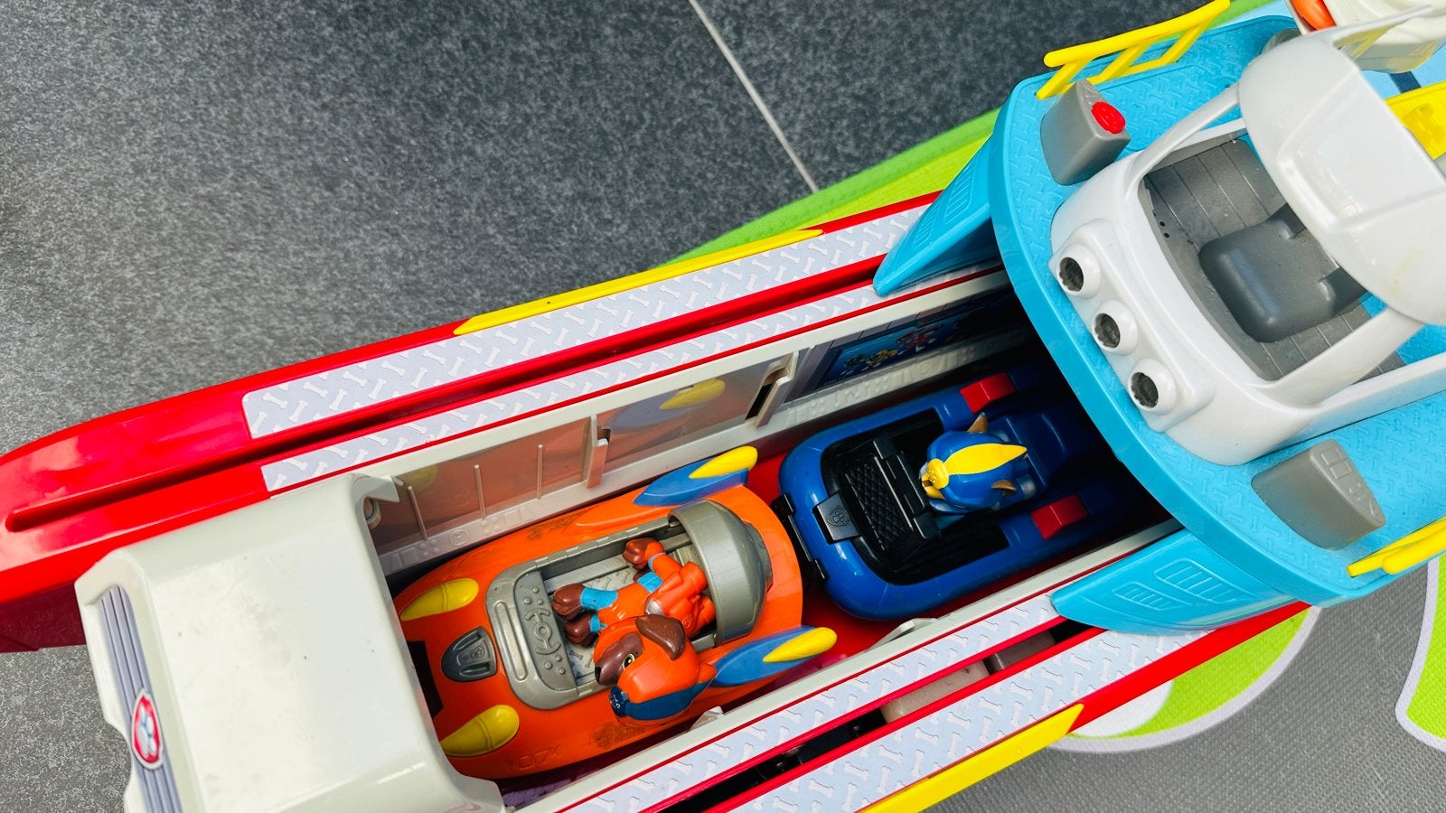 Grote Paw Patrol Verzameling met Voertuigen en Uitkijktoren, Ophalen, Gebruikt