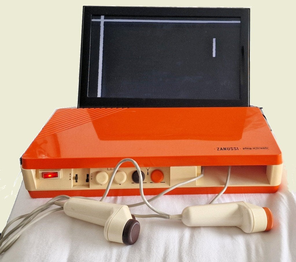 Zeldzame Zanussi Ping-O-Tronic Pong Console + Werkend Geweer, Spelcomputers en Games, Ophalen of Verzenden, Overige merken, Zo goed als nieuw