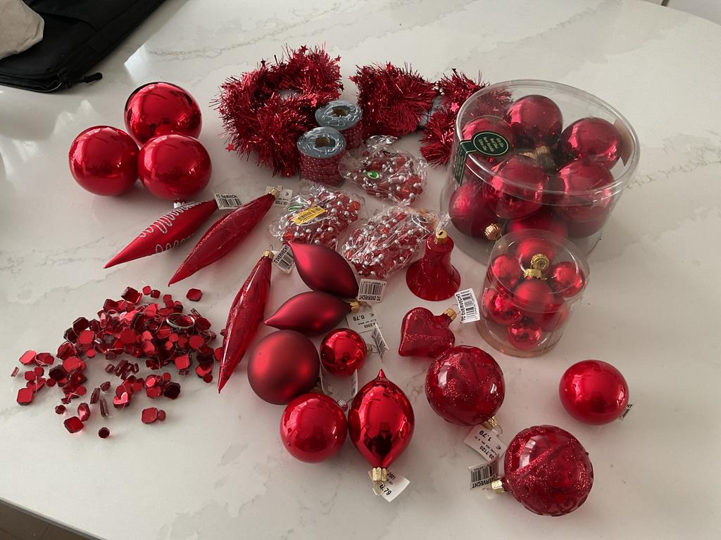 Diverse rode kerst decoratie, Ophalen of Verzenden, Nieuw