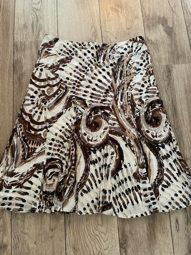 Witteveen zomerse rok maat 42, Kleding | Dames, Rokken, Wit, Maat 42/44 (L), Ophalen of Verzenden, Zo goed als nieuw