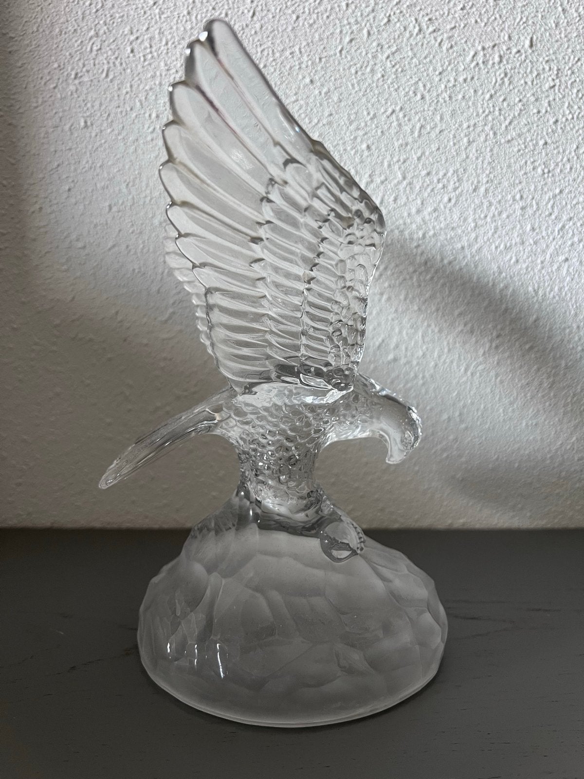Glazen Adelaar Beeldje - Kristalhelder Decoratief Object, Ophalen