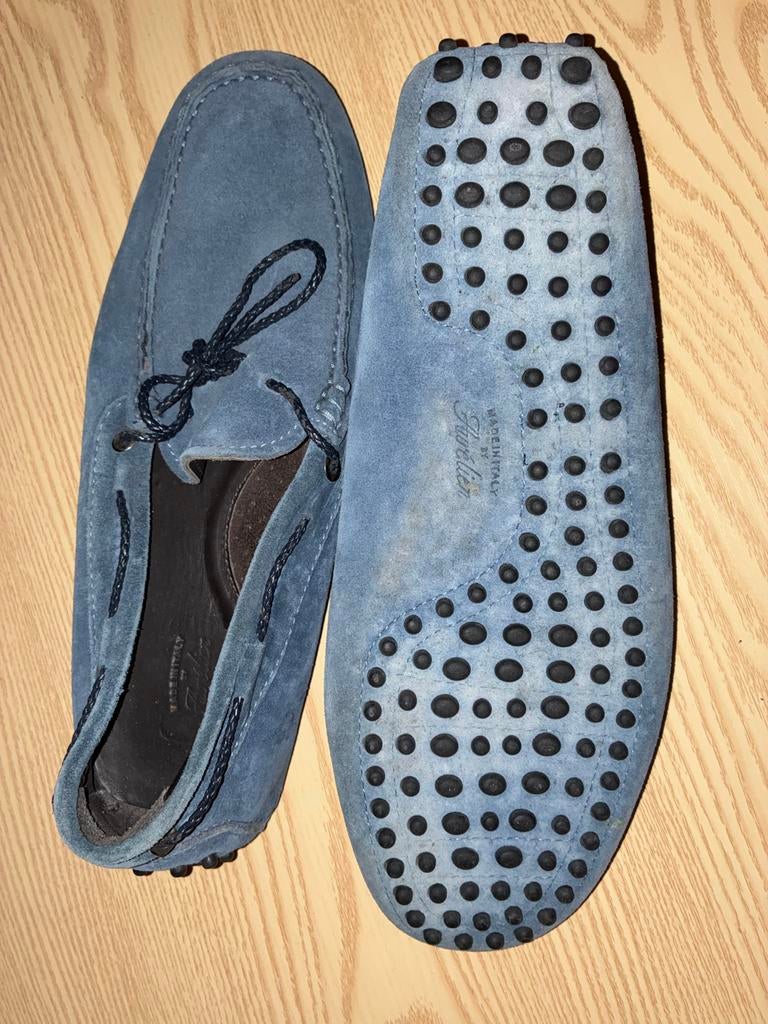 Nette Aurélien bootschoenen blauw maat 41, Kleding | Heren, Schoenen, Ophalen of Verzenden, Zo goed als nieuw, Blauw, Espadrilles of Moccasins