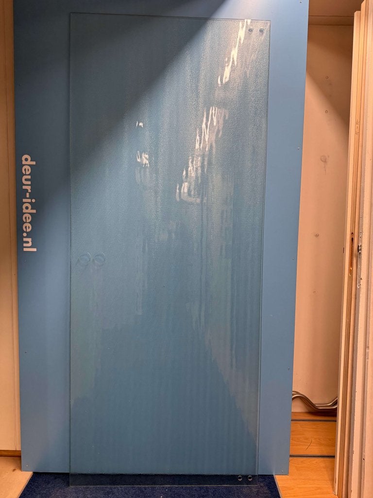 Hardglazen deur, Doe-het-zelf en Verbouw, 80 tot 100 cm, Binnendeur, Niet ingevuld, Nieuw