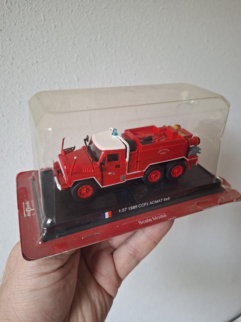 Acmat CCFL 6x6 (1985) Franse Brandweerwagen - Del Prado, Ophalen of Verzenden, Nieuw, Bus of Vrachtwagen