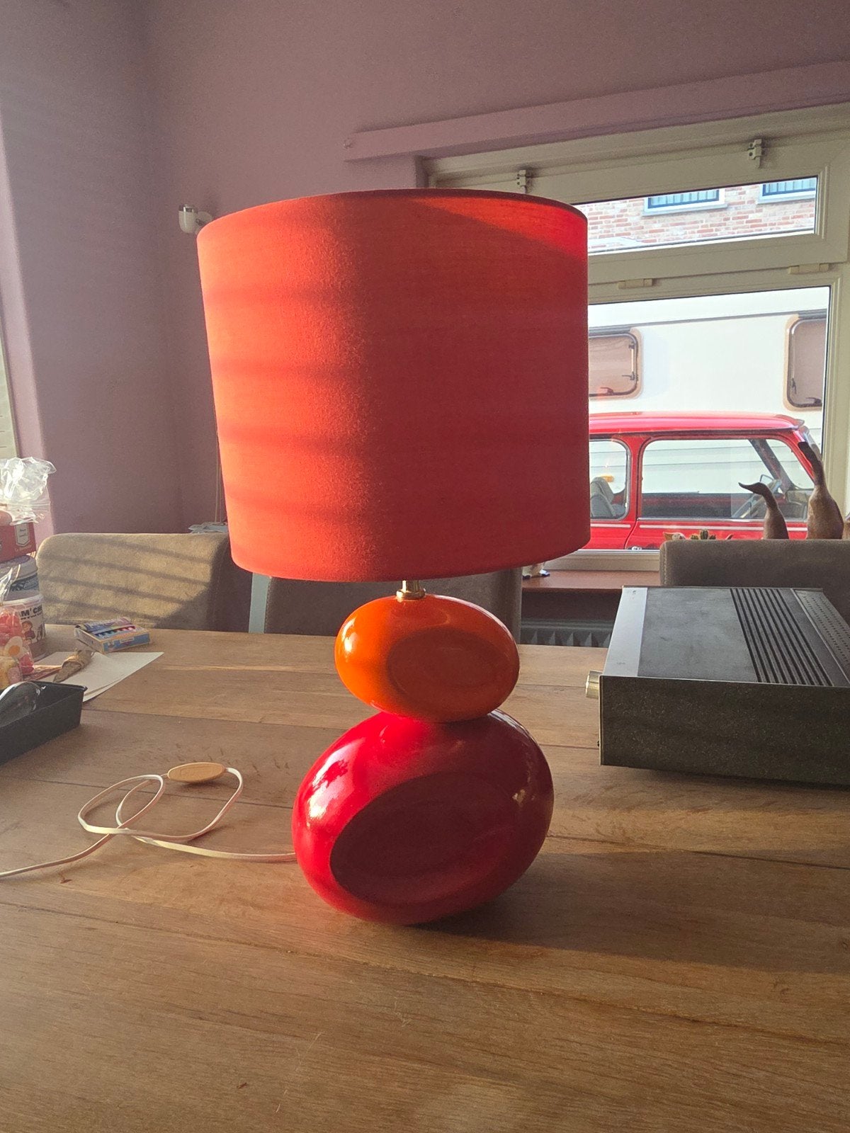 Louis Drimmer lamp jaren 70/80 zeer goede staat, Overige merken, Keramiek, 55 cm, Handgemaakt