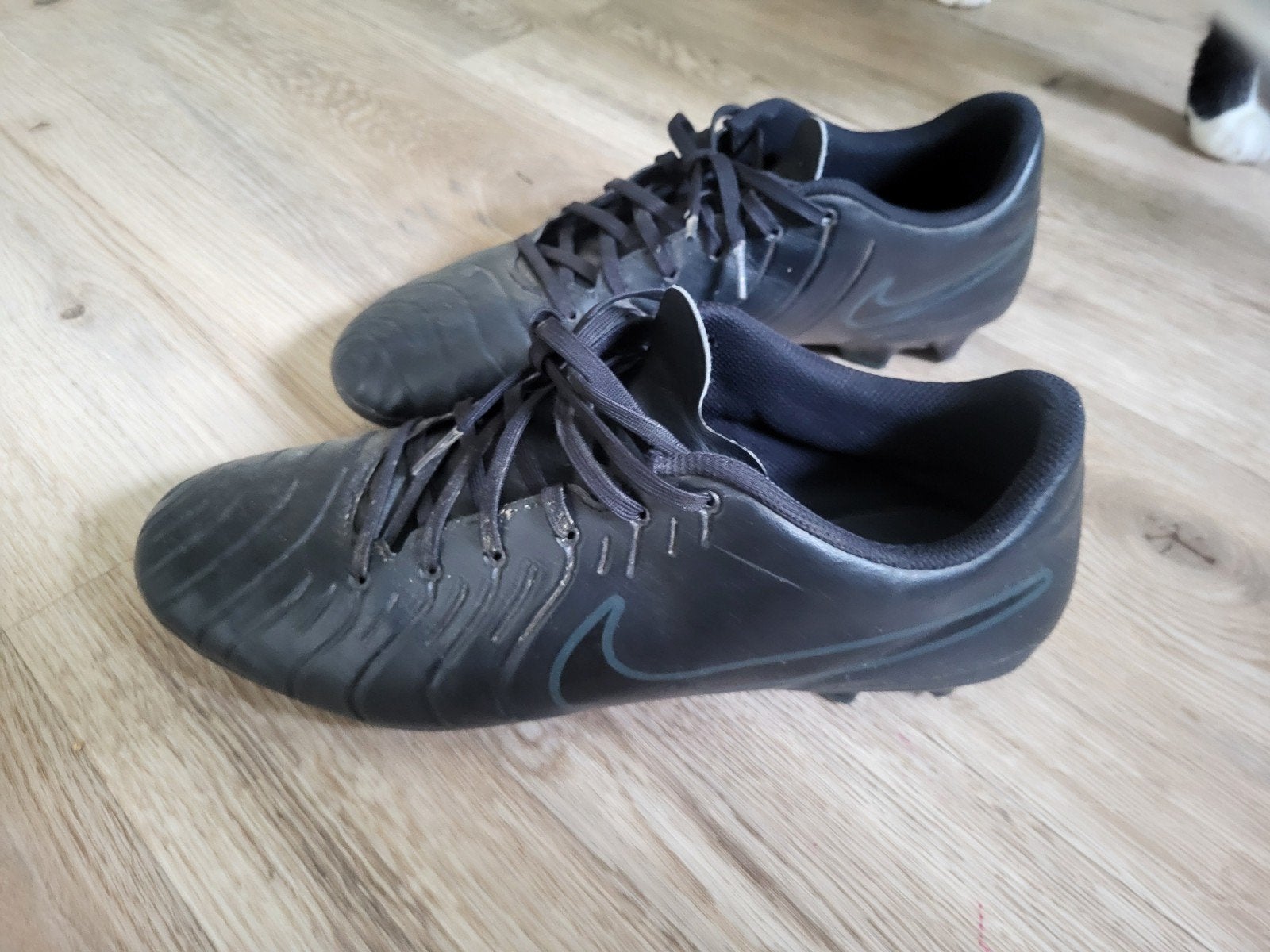 Zwarte Nike voetbalschoenen - Maat 44, Maat XS of kleiner, Ophalen of Verzenden, Gebruikt, Schoenen