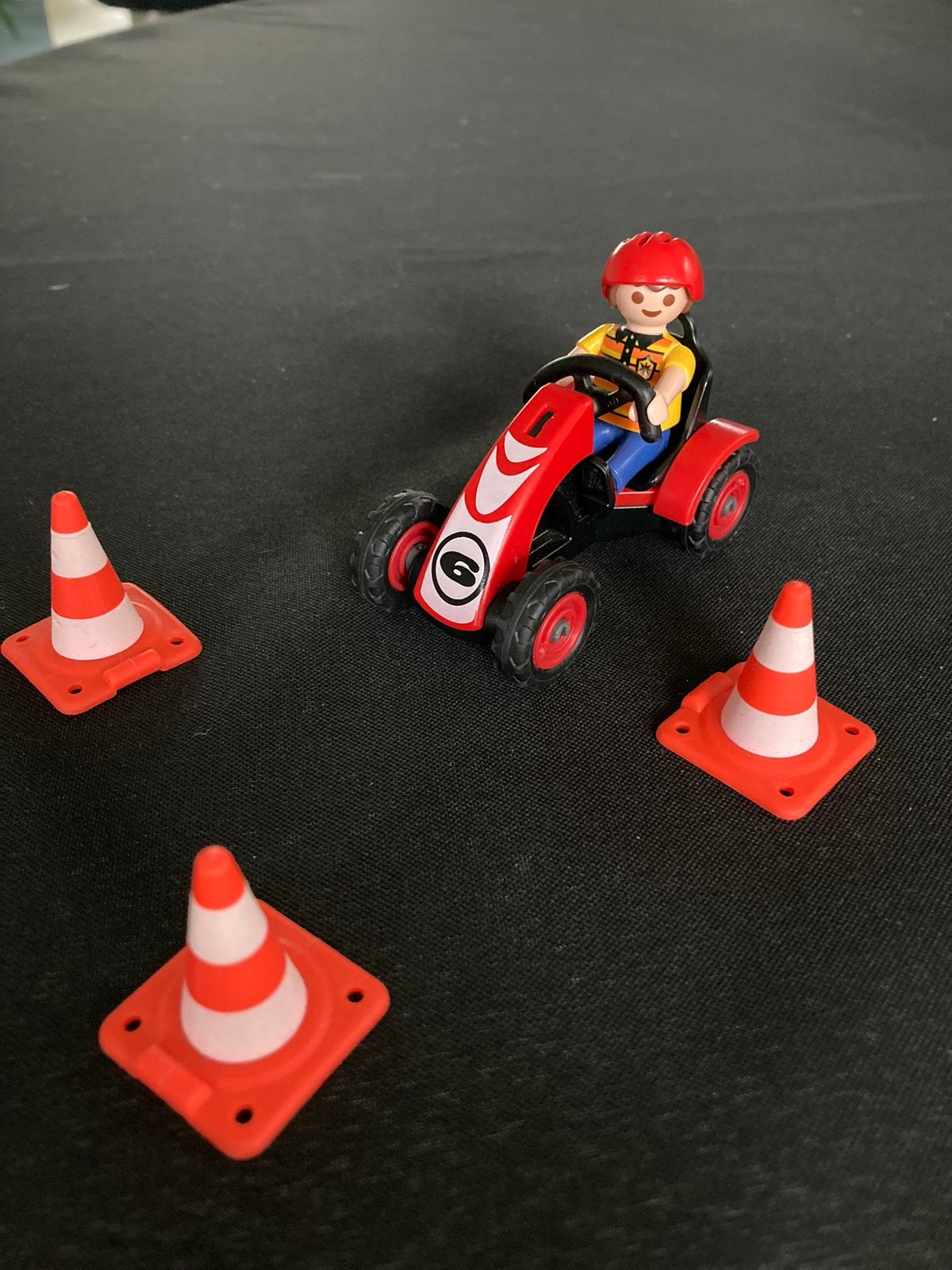 Playmobil jongen met mini kart, Ophalen of Verzenden, Zo goed als nieuw