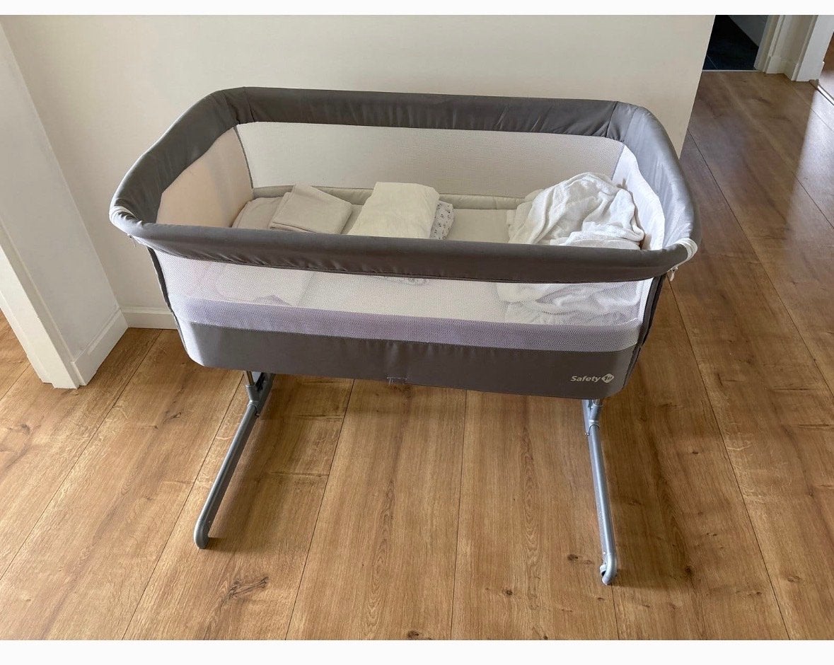 Co-sleeper Safety 1st incl beddengoed, Ophalen of Verzenden, Zo goed als nieuw, Wieg