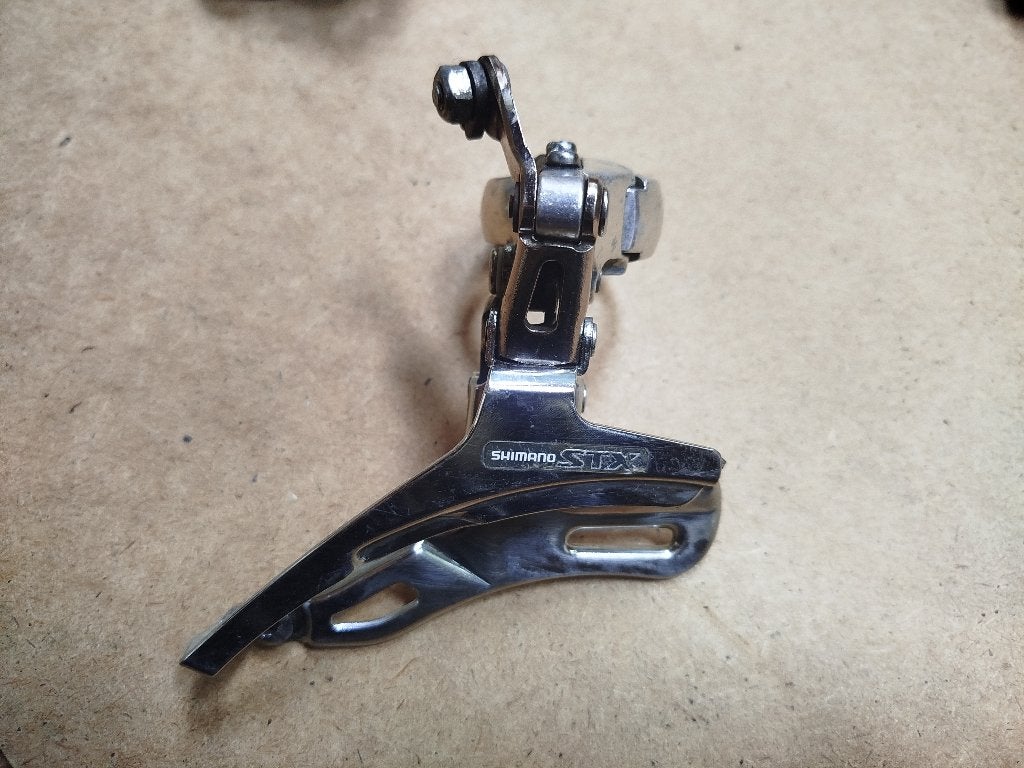 90's voorderailleur STX, Fietsen en Brommers, Gebruikt, Ophalen of Verzenden, Derailleur of Ketting, Shimano