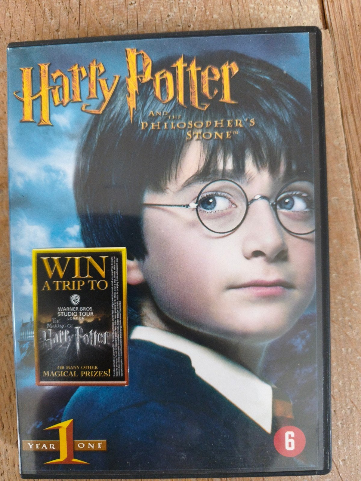 Harry Potter en de Steen der Wijzen DVD - Jaar Eén, Cd's en Dvd's, Avontuur, Gebruikt, Ophalen of Verzenden, Vanaf 6 jaar