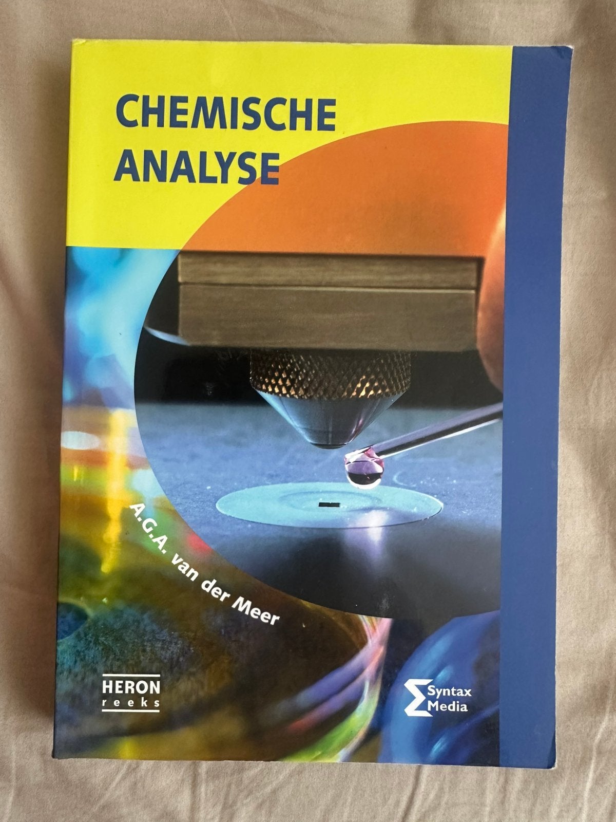 Chemische analyse – A.G.A. van der Meer – 1e druk, Boeken, Ophalen, Beta, Zo goed als nieuw, HBO