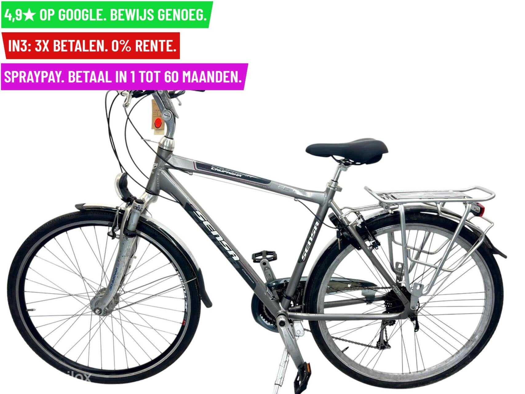 Herenfiets Sensa Campagna 28"/51cm/27ver - Garantie/Levering, Overige merken, 9713 Bv Groningen, Gebruikt, Sensa