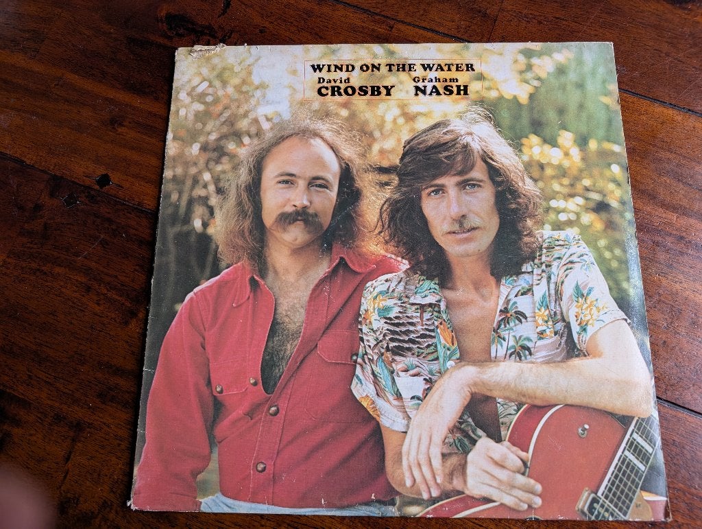 LP - David Crosby & Graham Nash - Wind on the water, Ophalen of Verzenden, Gebruikt, 12 inch, Poprock