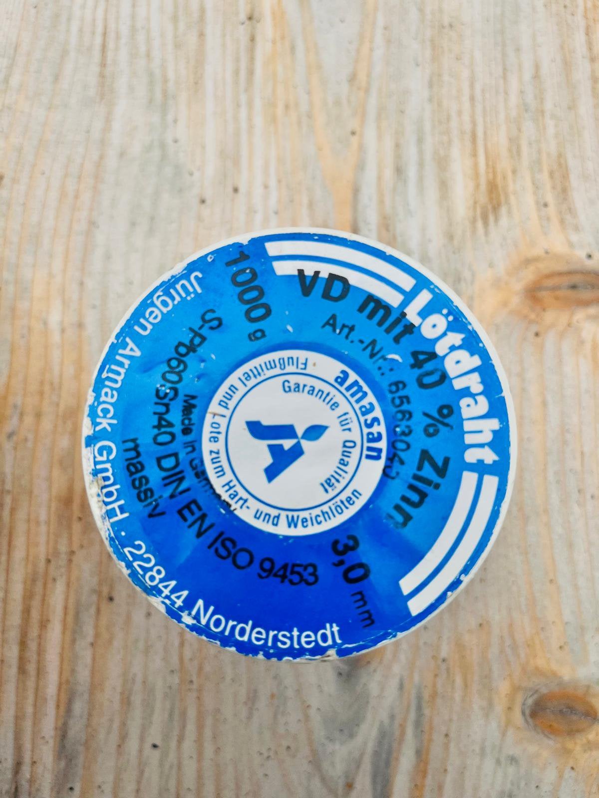 Soldeertin/soldeerdraad +/-8,5 kg — Armack + RS On-Line, Ophalen, Zo goed als nieuw