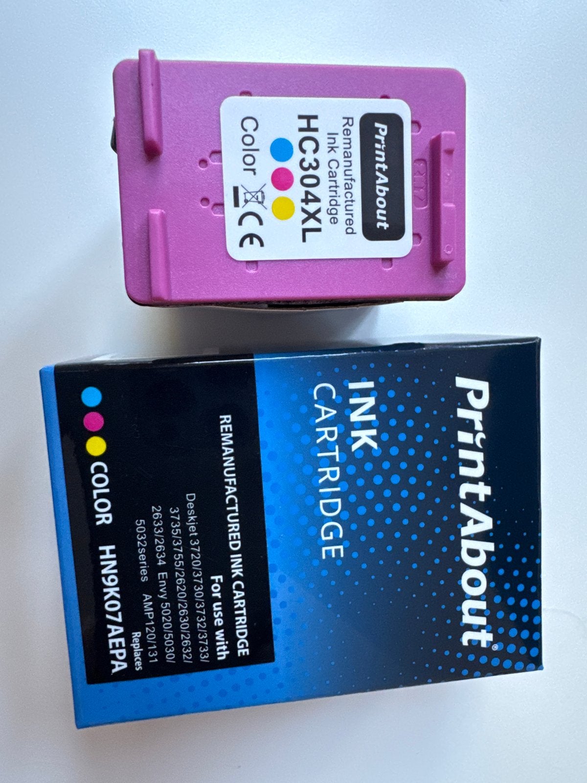 HP304XL Kleuren Inktcartridge, Ophalen, Refurbished