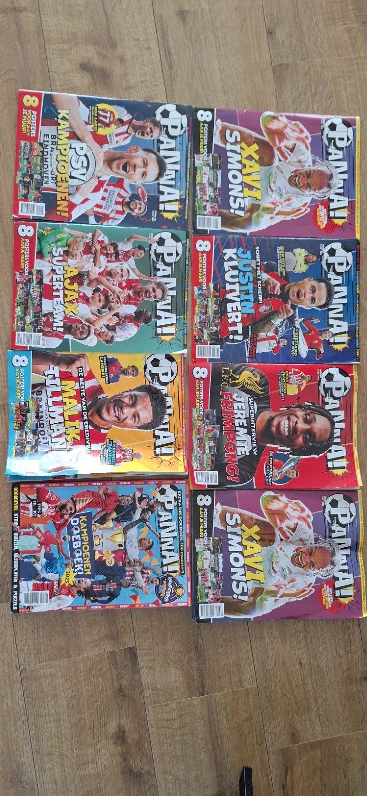 7 Panna boeken en 1 Kampioenen doe-boek, Ophalen, Gelezen