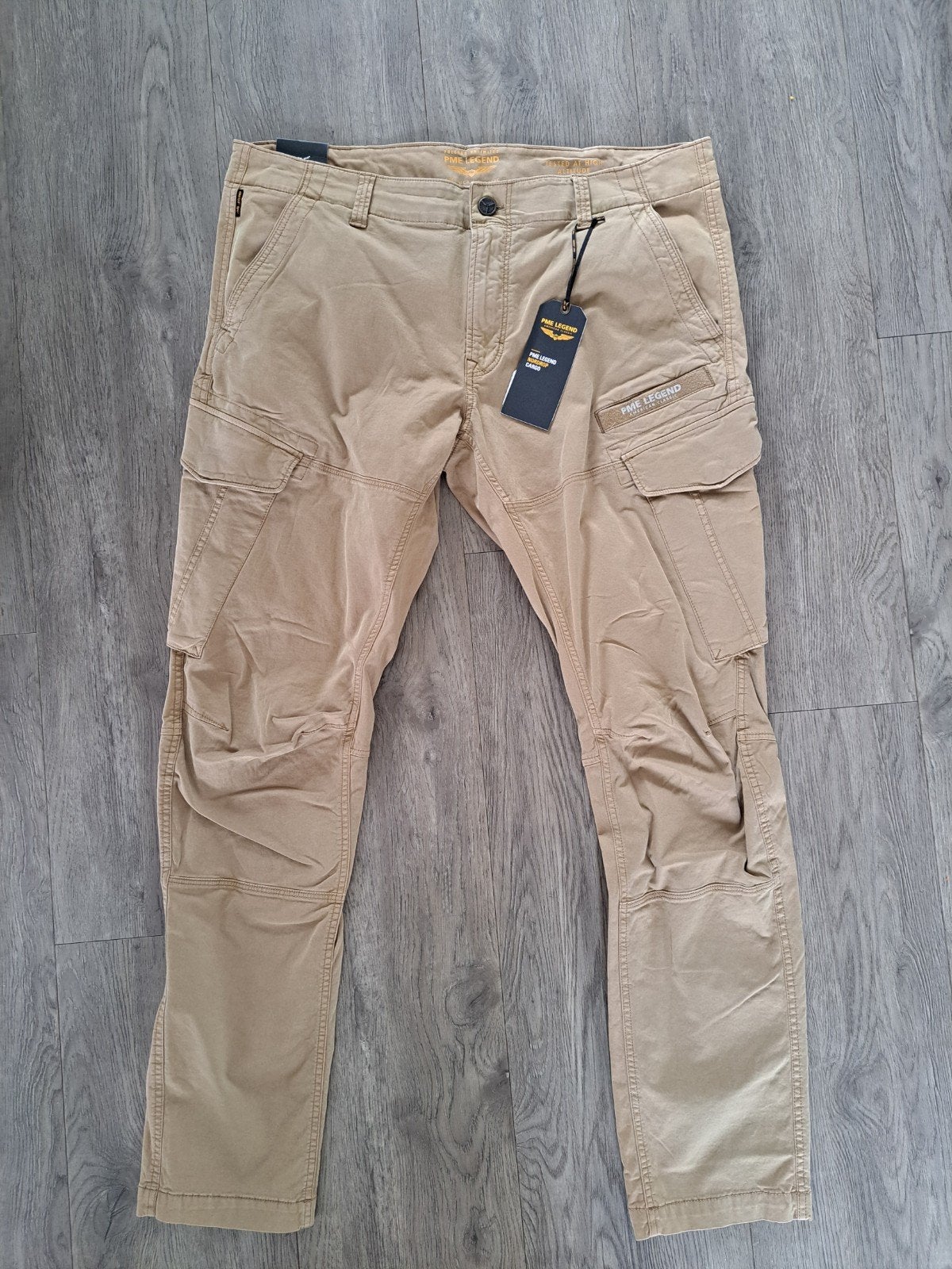 PME Legend Nordrop Cargo broek - Maat 40 / 34, Beige, Nieuw, Overige maten, Ophalen of Verzenden