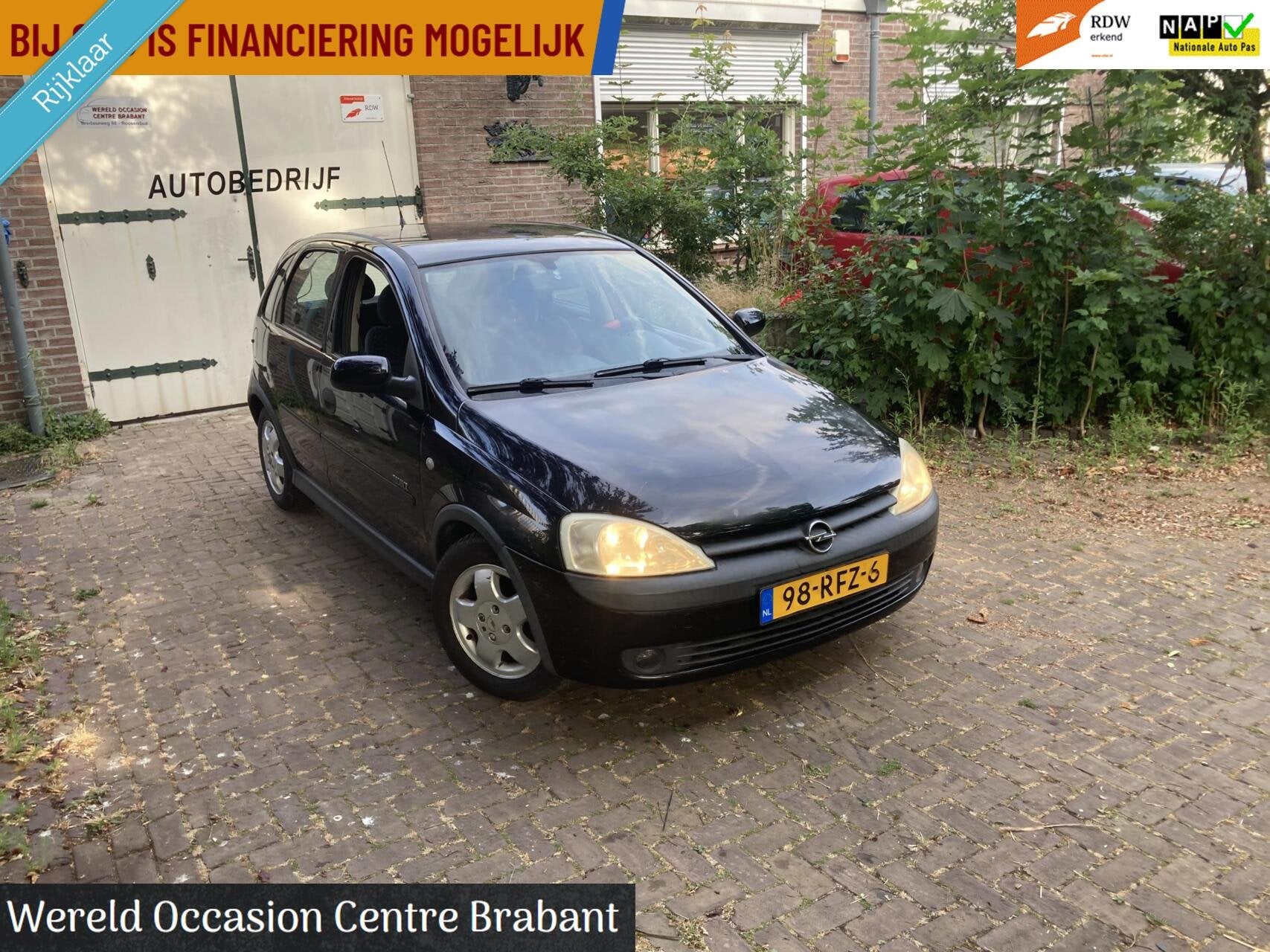 Opel Corsa 1.2-16V Elegance Easytronic automaat, 450 kg, Gebruikt, 31 €/maand, Zwart