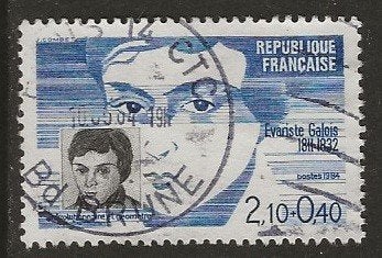 Frankrijk 213, Galois, Verzenden, Gestempeld